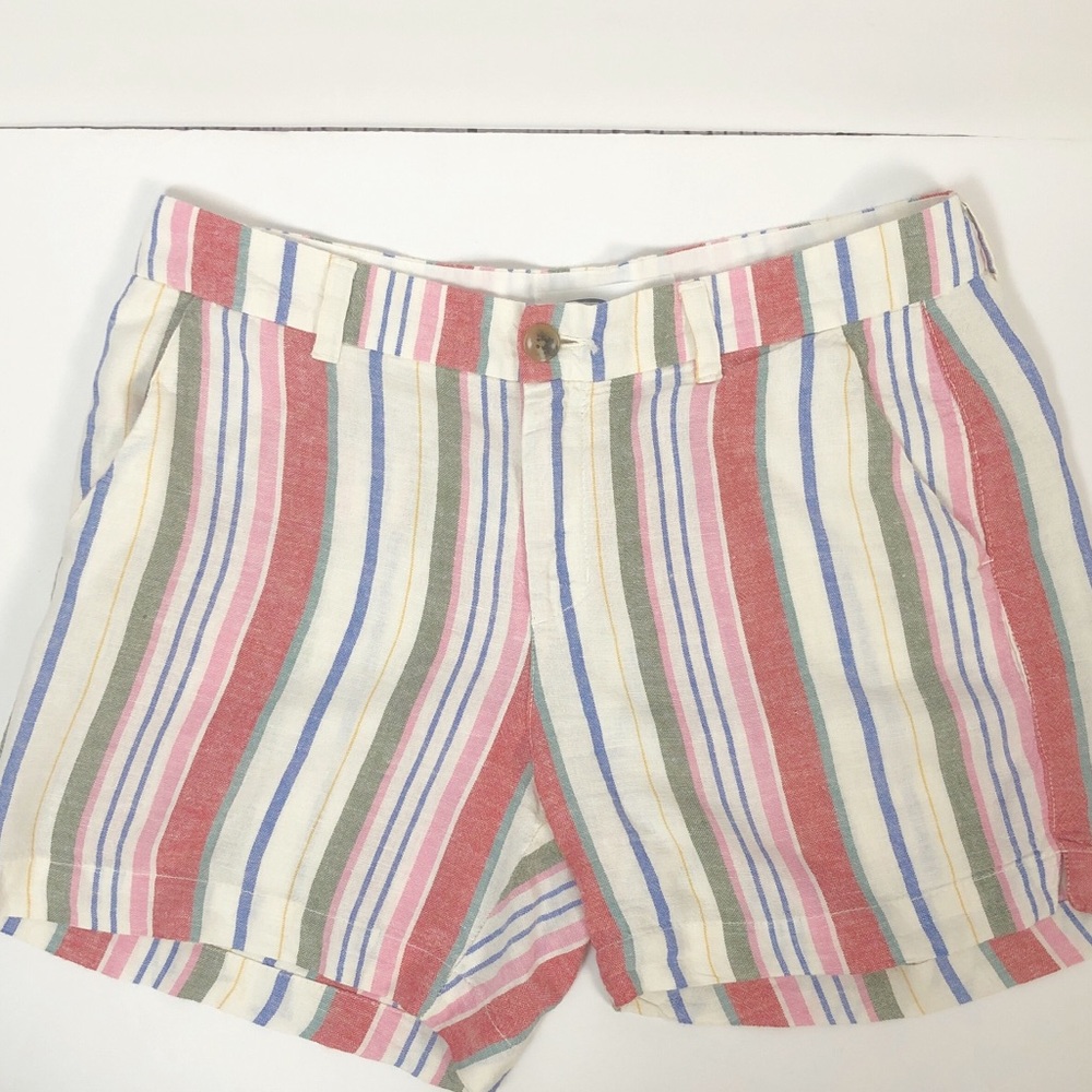Old Navy Everyday Striped Shorts Sz 10 - Picture 2 of 8